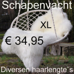 Schapenvacht WIT 110> 115cm Schapenvel vacht € 34,95 vacht Vacht Schapenvel Schapenhuid