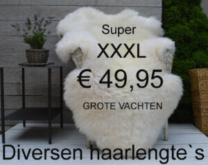 Schapenvacht WIT 130> 135cm Schapenvel vacht € 49,95 vacht Vacht Schapenhuid Schapenvel