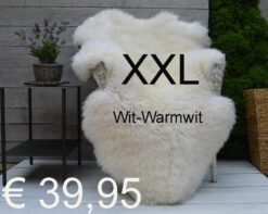 Schapenvacht WIT 120> 125cm Schapenvel vacht € 39,95 vacht Vacht Schapenhuid Schapenvel