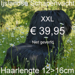 IJslandse Schapenvacht ZWART 110>115cm Schapenvel € 39,95 Vacht