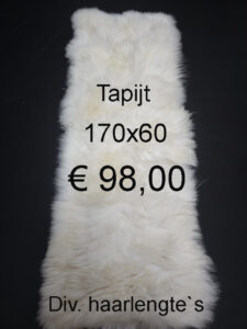 Schapenvacht TAPIJT Vloerkleed > klik 2x op de foto < € 98,00 Disigner Kleed