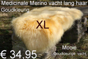 Medicinale MERINO 105cm Schapenvacht L. HAAR € 34,95 Vacht Schapenhuid Schapenvel
