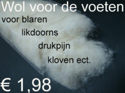 100% Schapenwol Voetwol voor de voeten LEES DE TEKST € 1,98 voor blaren drukpijn ect.