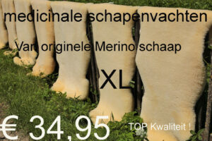 Medicinale MERINO 105cm Schapenvacht KORT H. € 34,95 Vacht Schapenhuid Schapenvel