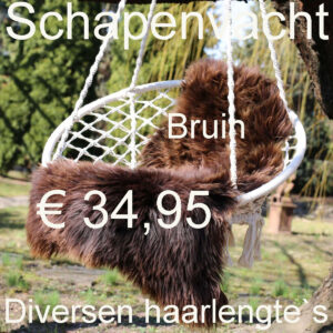 Schapenvacht BRUIN 105 > 110cm Schapenvel € 34,95 Vacht Schapenhuid Schapenvel