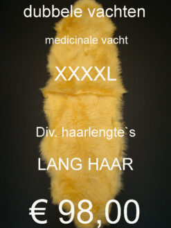 XXXXL Merino (Medicinale) LANGHAAR Schapenvachten DUBBELE Vacht € 98,00