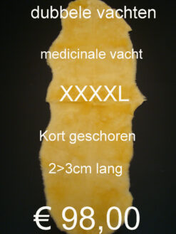XXXXL Merino (Medicinale) KORTHAAR Schapenvachten DUBBELE Vacht € 98,00