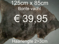 Natuurlijke BONTE Vacht Schapenvacht schapenvel  > KLIK 3x OP DE FOTO < (No.51)