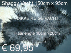 SHAGGY DIKKE BOEREN RUIGE SCHAPENVACHT >klik 3x op foto< LEES TEKST (No.23)