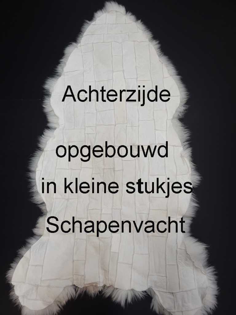 Schapenvacht WOLLEN TAPIJT WIT Vloerkleed > klik 3x op de foto < € 98,00 (No.1) Schaap - Afbeelding 2