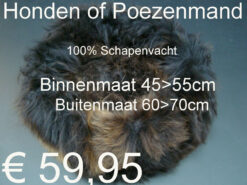 Schapenvacht Hondenmand Poezenmand > klik 3x op de foto € 59,95 (No.21)