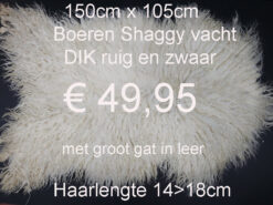 Schapenvacht SHAGGY Boeren schapenvel > LEES DE TEKST > klik 2x op de foto < (No.5)