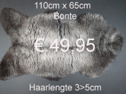 BONTE Schapenvacht schapenvel schapenhuid Vacht > klik 2x op de foto < (No.6)