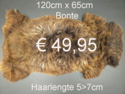 BONTE Schapenvacht schapenvel schapenhuid Vacht > klik 2x op de foto < (No.33)