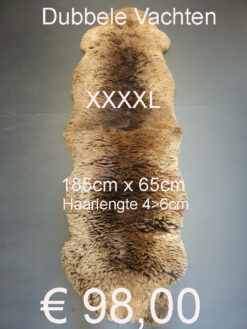 XXXXXL Schapenvachten DUBBELE Vacht Tapijt Camper stoellen of bank € 98,00 (B2)