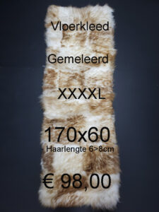 Schapenvacht WOLLEN TAPIJT Gemeleerd Vloerkleed > klik 2x op de foto < € 98,00 (No.3)