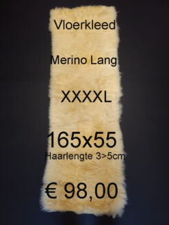 Schapenvacht TAPIJT MERINO Lang Haar > klik 2x op de foto < € 98,00 Disigner kleed (TM3)