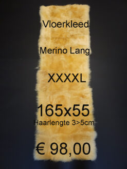 Schapenvacht TAPIJT MERINO Lang Haar > klik 2x op de foto < € 98,00 Disigner kleed (TM4)