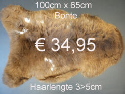 BONTE Schapenvacht schapenvel schapenhuid Vacht > klik 2x op de foto < (No.45)