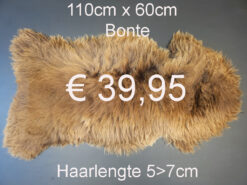 BONTE Schapenvacht schapenvel schapenhuid Vacht > klik 2x op de foto < (No.49)