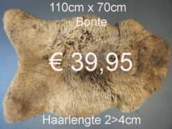 BONTE Schapenvacht schapenvel schapenhuid Vacht > klik 2x op de foto < (No.50)